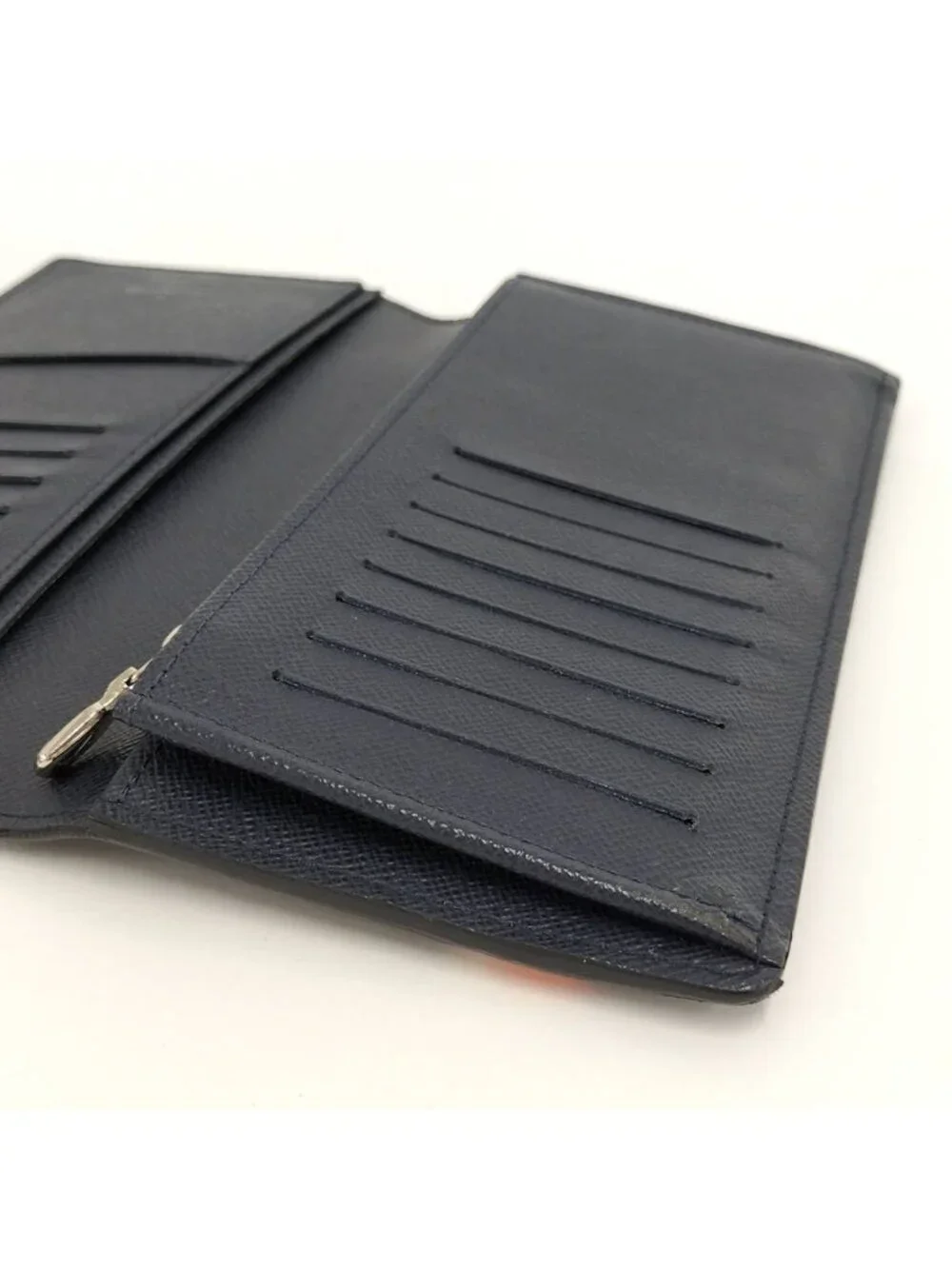 Louis Vuitton Portefeuille Brazza NM Epi Damier Graphite Blue Marine Wallet